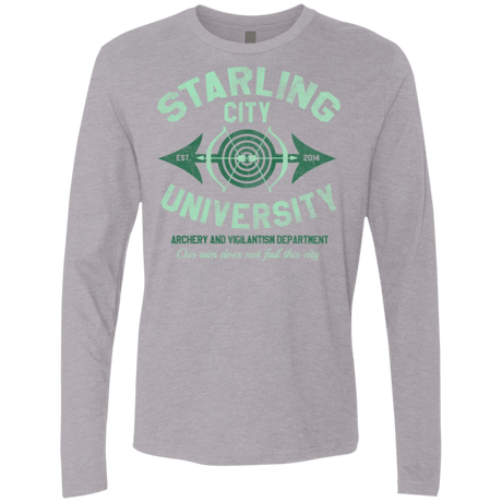 T-Shirts Heather Grey / Small Starling City U Men's Premium Long Sleeve