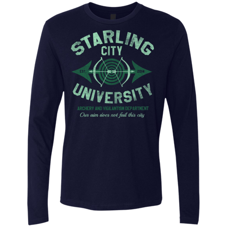 T-Shirts Midnight Navy / Small Starling City U Men's Premium Long Sleeve