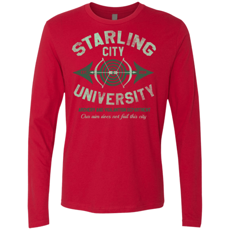 T-Shirts Red / Small Starling City U Men's Premium Long Sleeve