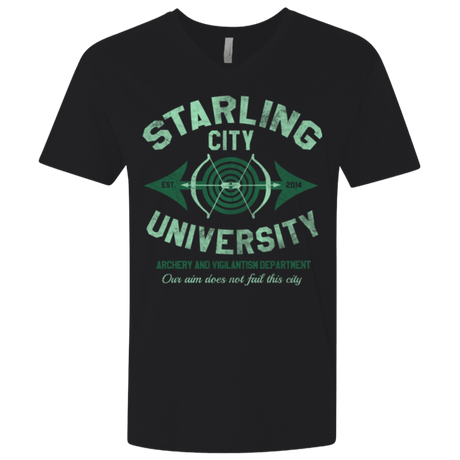T-Shirts Black / X-Small Starling City U Men's Premium V-Neck