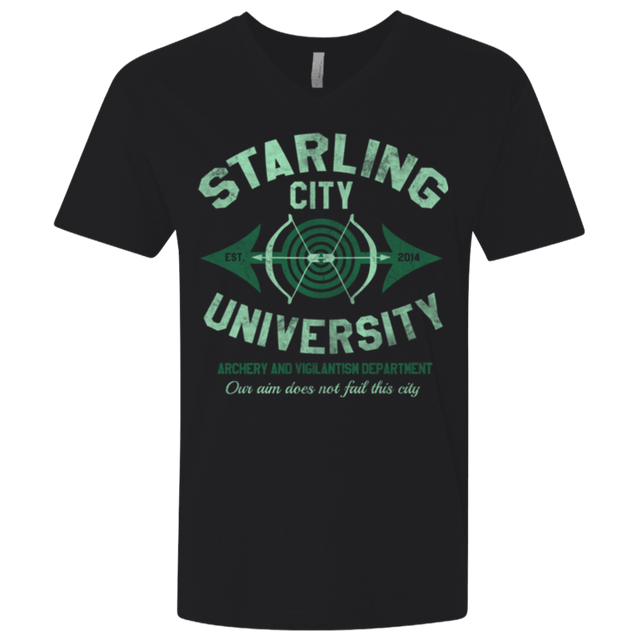 T-Shirts Black / X-Small Starling City U Men's Premium V-Neck