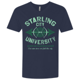 T-Shirts Midnight Navy / X-Small Starling City U Men's Premium V-Neck