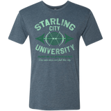T-Shirts Indigo / Small Starling City U Men's Triblend T-Shirt