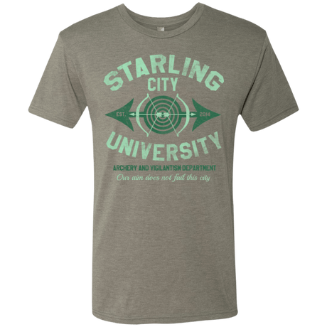 T-Shirts Venetian Grey / Small Starling City U Men's Triblend T-Shirt