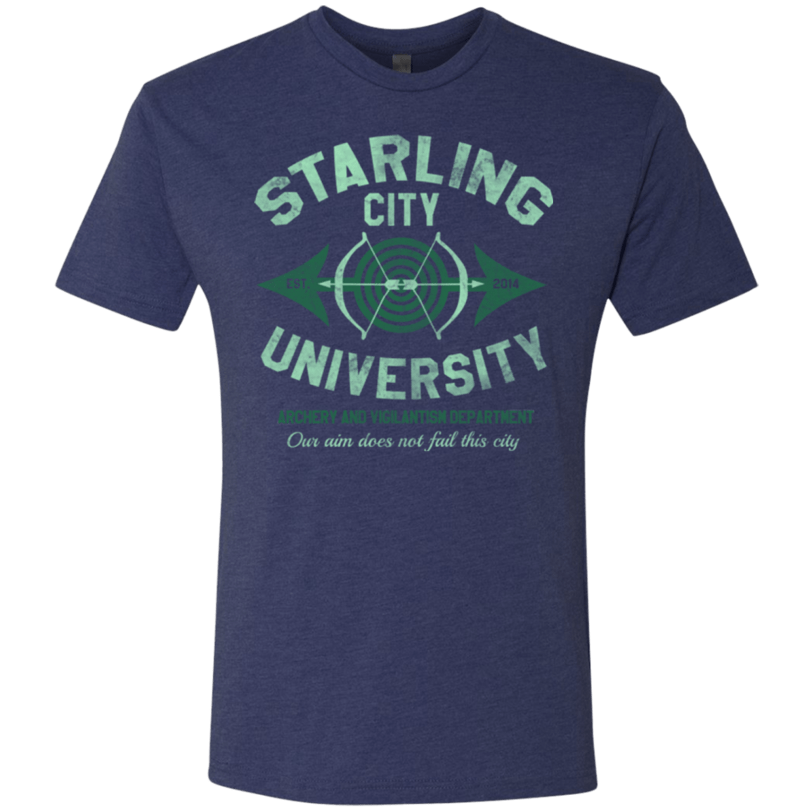 T-Shirts Vintage Navy / Small Starling City U Men's Triblend T-Shirt
