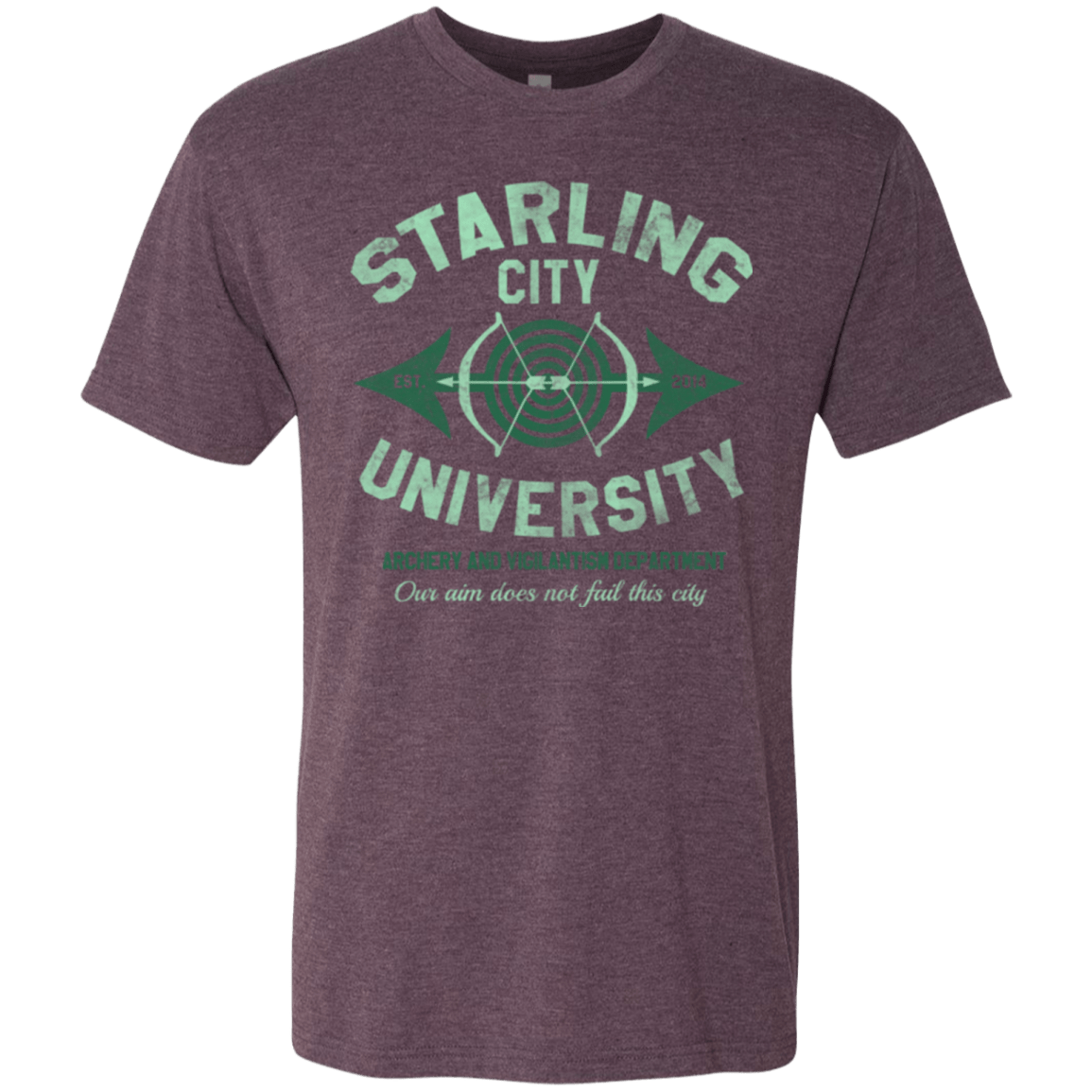 T-Shirts Vintage Purple / Small Starling City U Men's Triblend T-Shirt