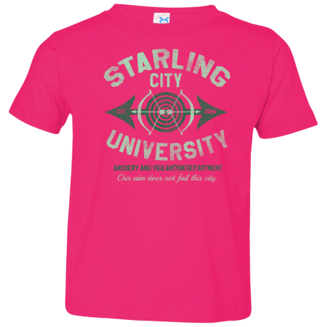 T-Shirts Hot Pink / 2T Starling City U Toddler Premium T-Shirt