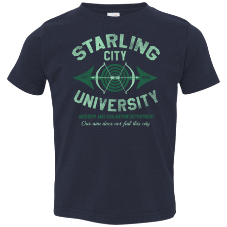 T-Shirts Navy / 2T Starling City U Toddler Premium T-Shirt