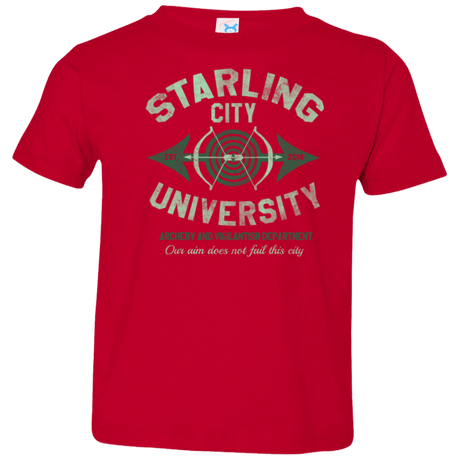 T-Shirts Red / 2T Starling City U Toddler Premium T-Shirt