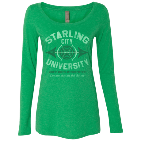 T-Shirts Envy / Small Starling City U Women's Triblend Long Sleeve Shirt