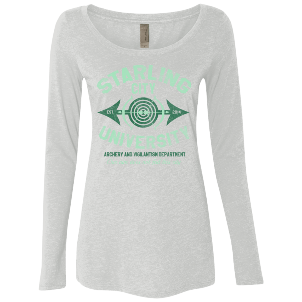 T-Shirts Heather White / Small Starling City U Women's Triblend Long Sleeve Shirt