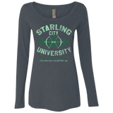 T-Shirts Vintage Navy / Small Starling City U Women's Triblend Long Sleeve Shirt