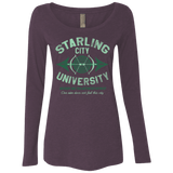 T-Shirts Vintage Purple / Small Starling City U Women's Triblend Long Sleeve Shirt