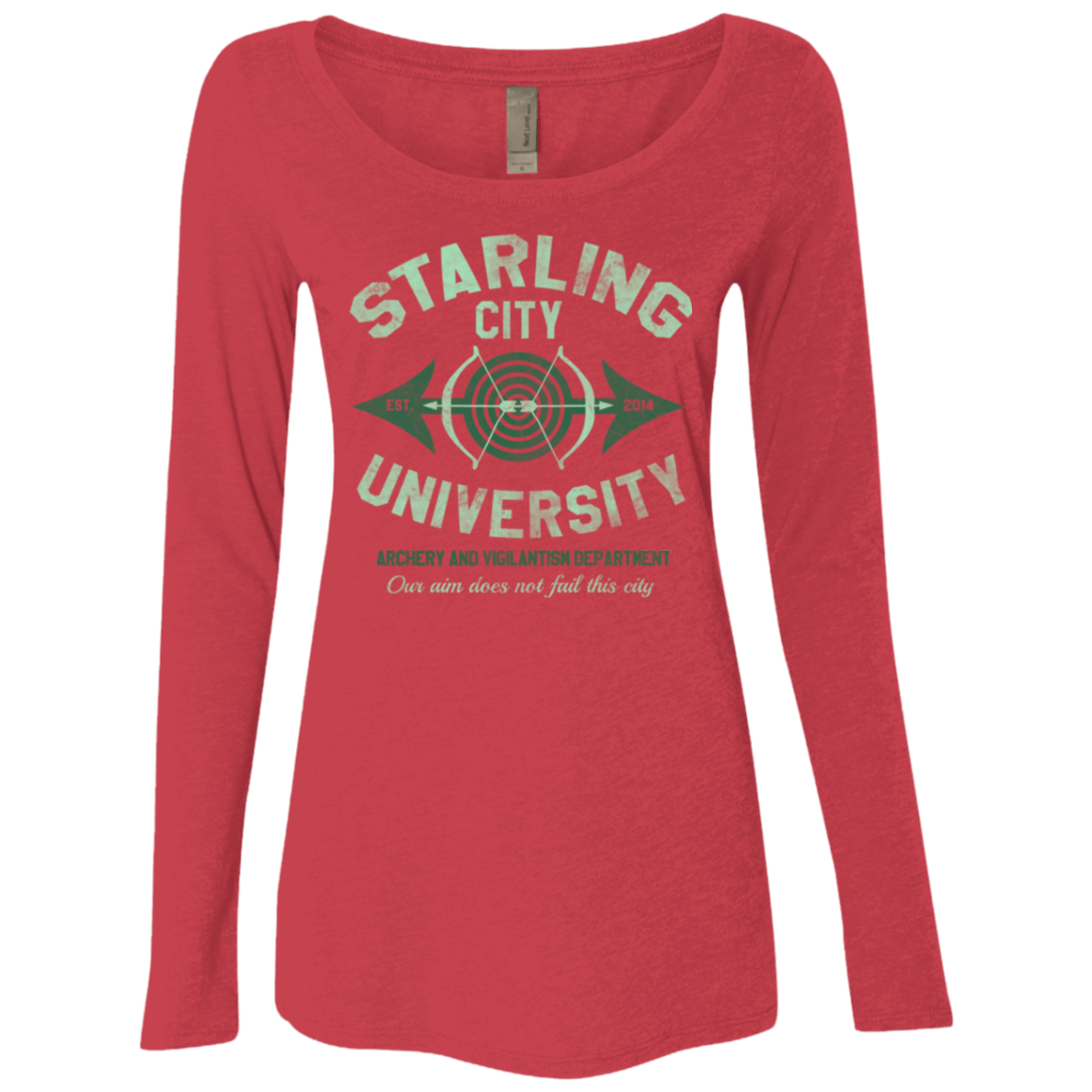 T-Shirts Vintage Red / Small Starling City U Women's Triblend Long Sleeve Shirt
