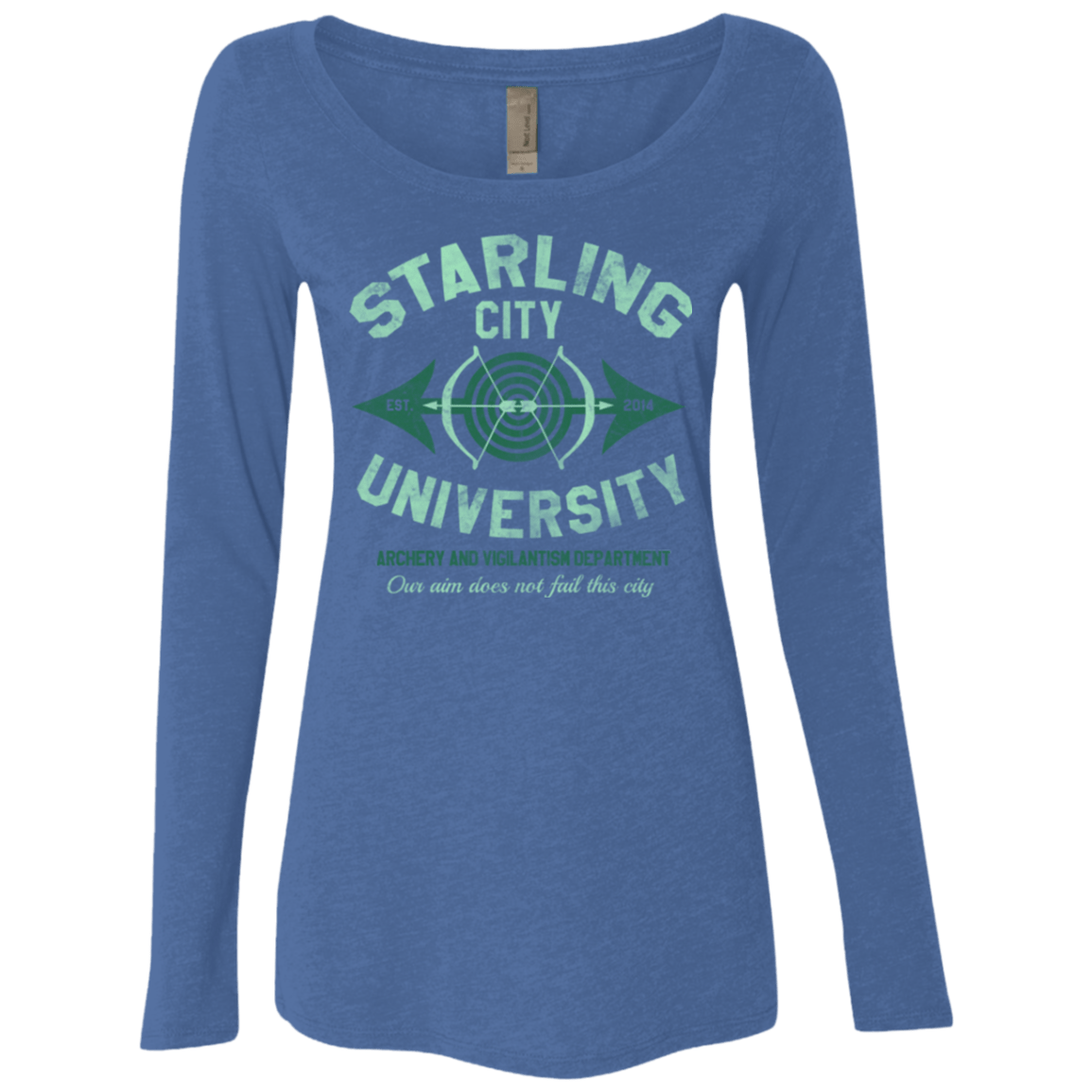 T-Shirts Vintage Royal / Small Starling City U Women's Triblend Long Sleeve Shirt
