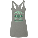 T-Shirts Venetian Grey / X-Small Starling City U Women's Triblend Racerback Tank