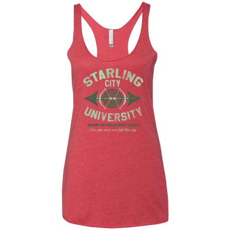 T-Shirts Vintage Red / X-Small Starling City U Women's Triblend Racerback Tank