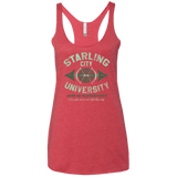 T-Shirts Vintage Red / X-Small Starling City U Women's Triblend Racerback Tank