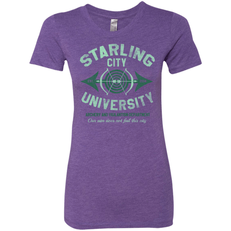 T-Shirts Purple Rush / Small Starling City U Women's Triblend T-Shirt