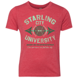 T-Shirts Vintage Red / YXS Starling City U Youth Triblend T-Shirt