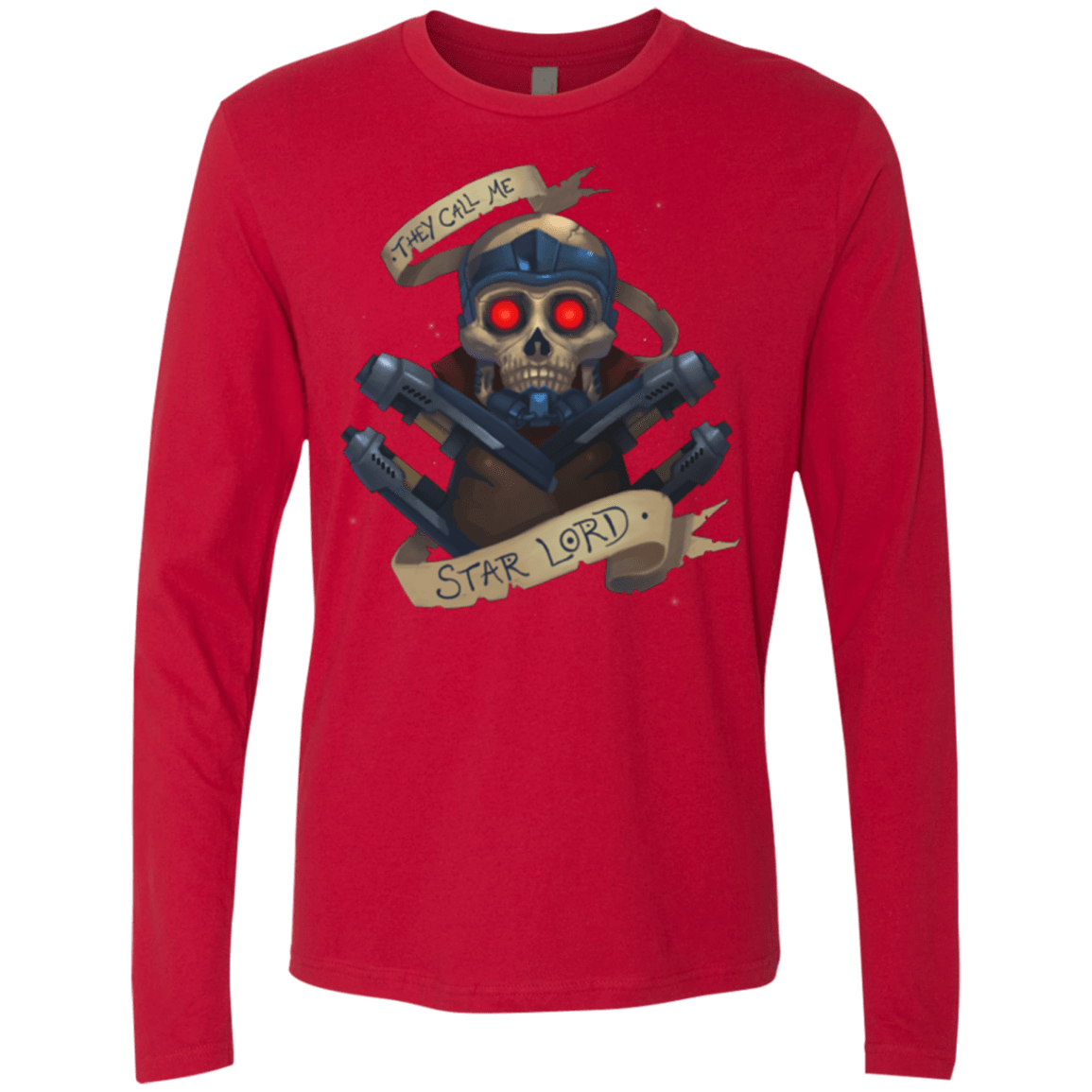 T-Shirts Red / Small Starlord Men's Premium Long Sleeve