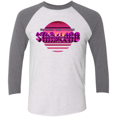 T-Shirts Heather White/Premium Heather / X-Small Starlord Summer Triblend 3/4 Sleeve