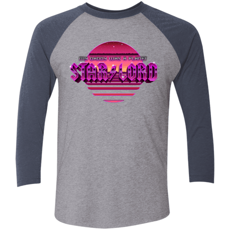T-Shirts Premium Heather/ Vintage Navy / X-Small Starlord Summer Triblend 3/4 Sleeve