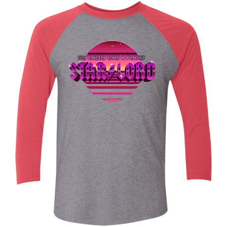 T-Shirts Premium Heather/ Vintage Red / X-Small Starlord Summer Triblend 3/4 Sleeve