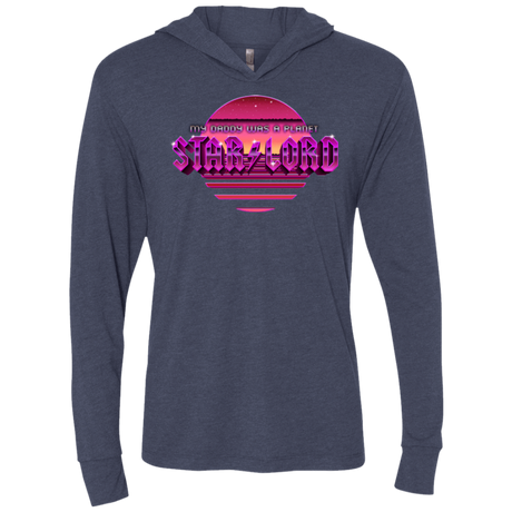 T-Shirts Vintage Navy / X-Small Starlord Summer Triblend Long Sleeve Hoodie Tee