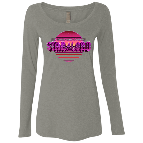 T-Shirts Venetian Grey / Small Starlord Summer Women's Triblend Long Sleeve Shirt