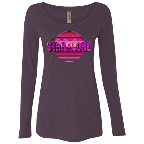 T-Shirts Vintage Purple / Small Starlord Summer Women's Triblend Long Sleeve Shirt