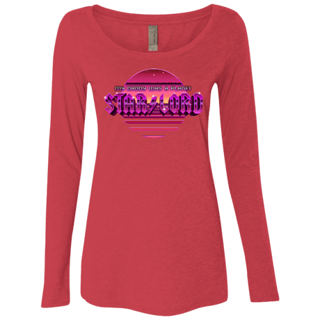 T-Shirts Vintage Red / Small Starlord Summer Women's Triblend Long Sleeve Shirt