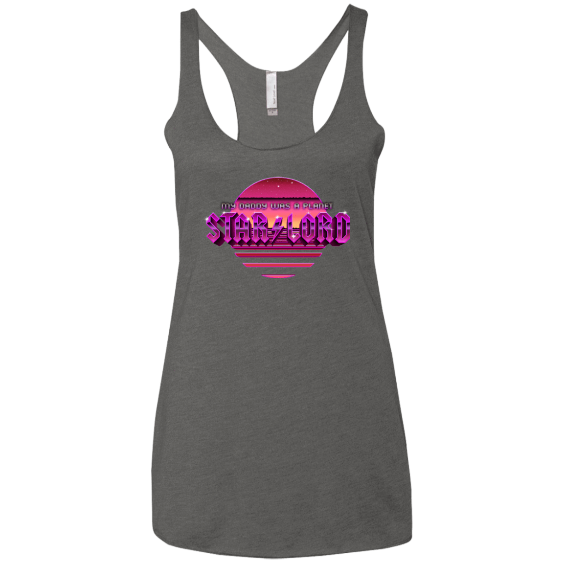 T-Shirts Premium Heather / X-Small Starlord Summer Women's Triblend Racerback Tank