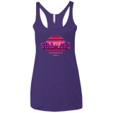 T-Shirts Purple / X-Small Starlord Summer Women's Triblend Racerback Tank