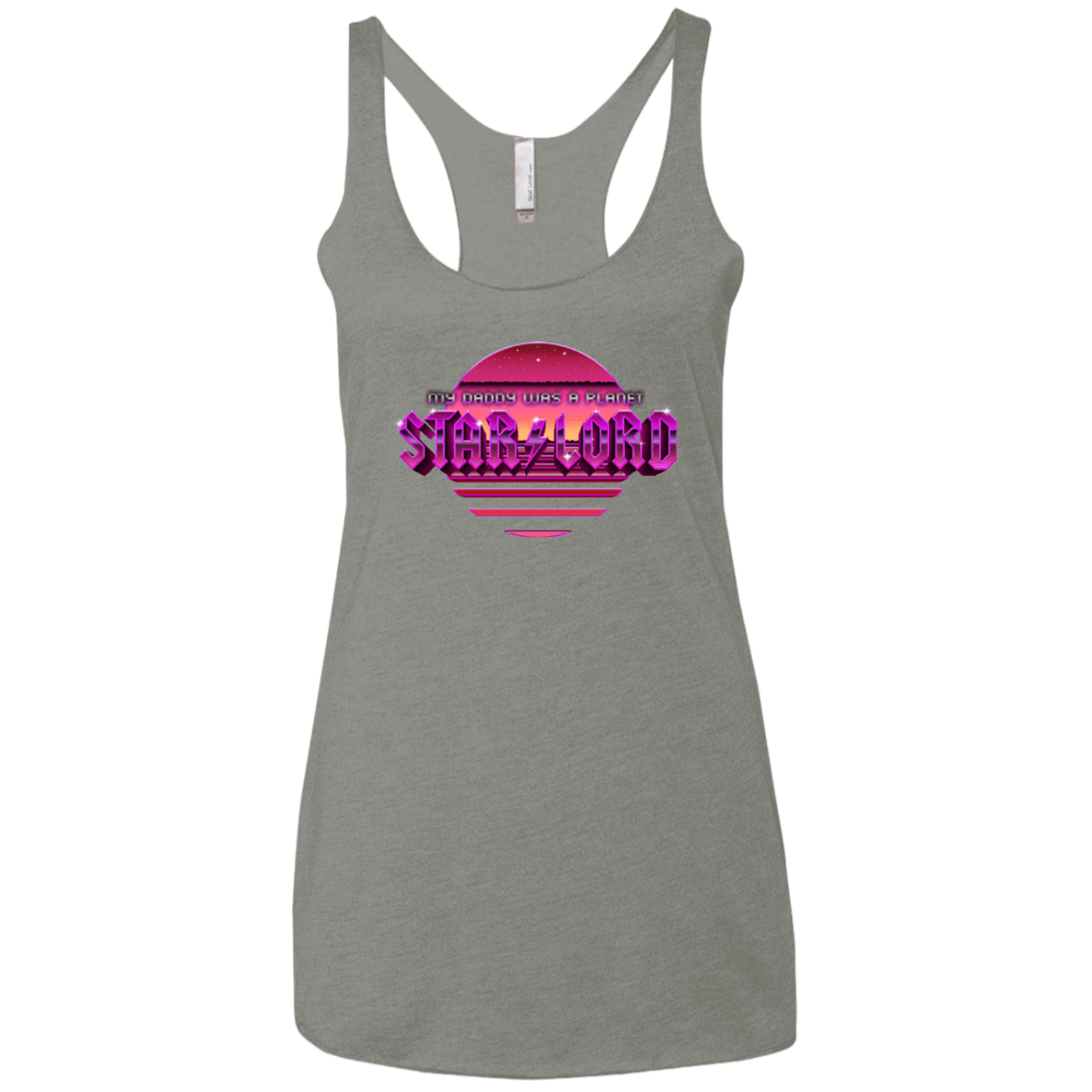 T-Shirts Venetian Grey / X-Small Starlord Summer Women's Triblend Racerback Tank