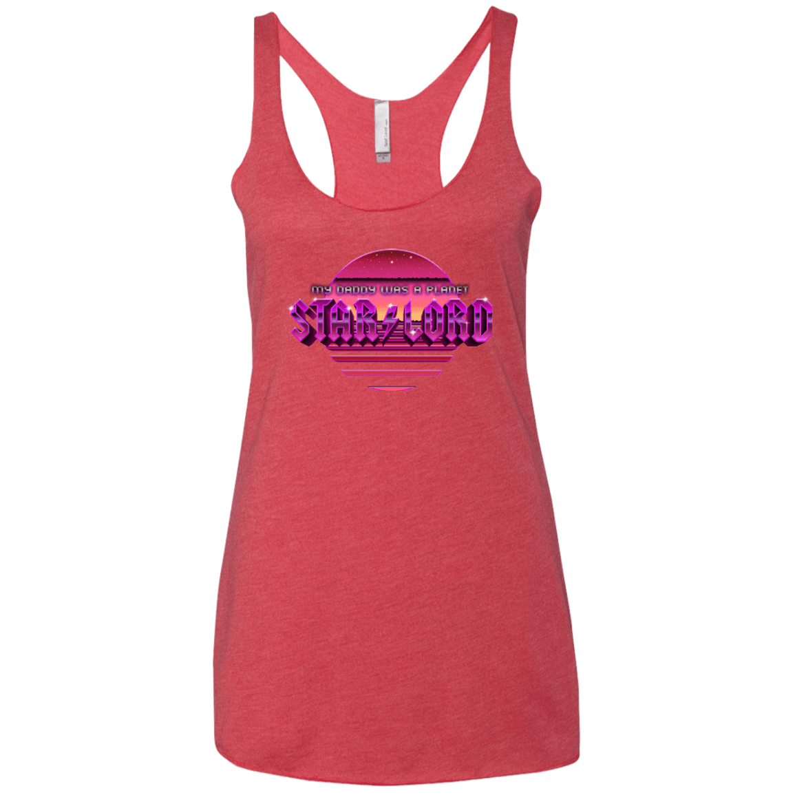 T-Shirts Vintage Red / X-Small Starlord Summer Women's Triblend Racerback Tank