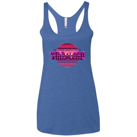 T-Shirts Vintage Royal / X-Small Starlord Summer Women's Triblend Racerback Tank