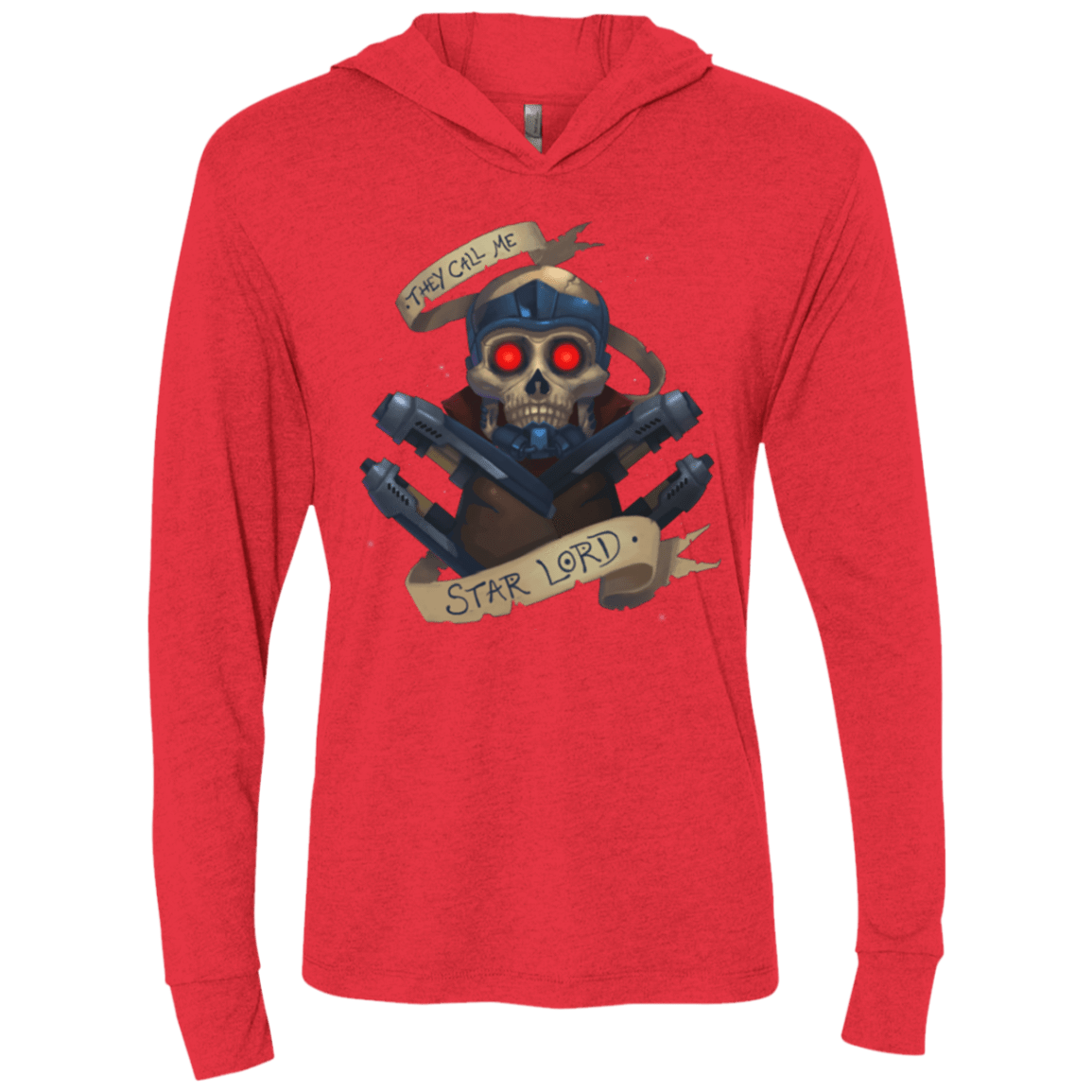 T-Shirts Vintage Red / X-Small Starlord Triblend Long Sleeve Hoodie Tee