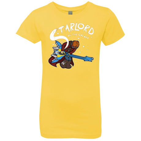 T-Shirts Vibrant Yellow / YXS Starlord vs The Galaxy Girls Premium T-Shirt