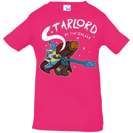 T-Shirts Hot Pink / 6 Months Starlord vs The Galaxy Infant Premium T-Shirt