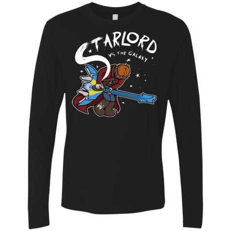 T-Shirts Black / Small Starlord vs The Galaxy Men's Premium Long Sleeve