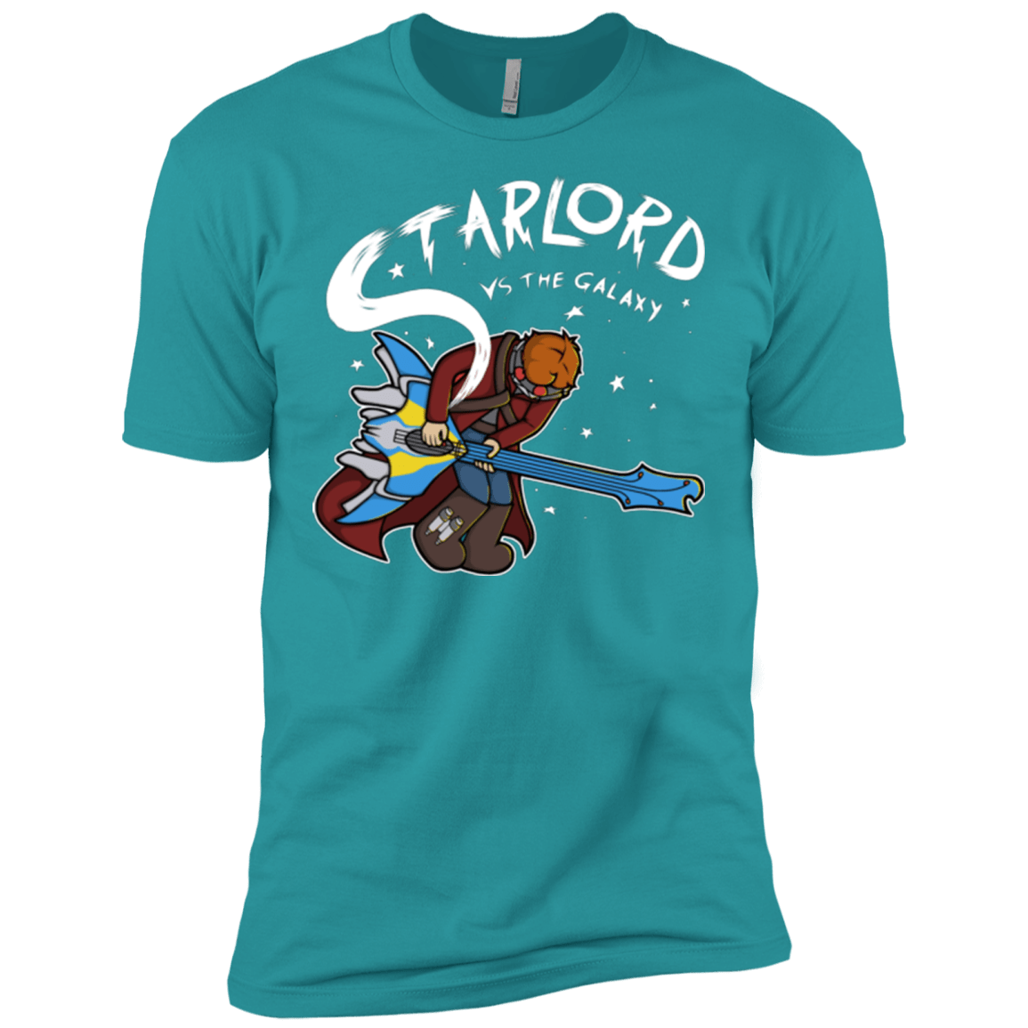 T-Shirts Tahiti Blue / X-Small Starlord vs The Galaxy Men's Premium T-Shirt