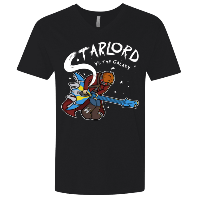 T-Shirts Black / X-Small Starlord vs The Galaxy Men's Premium V-Neck