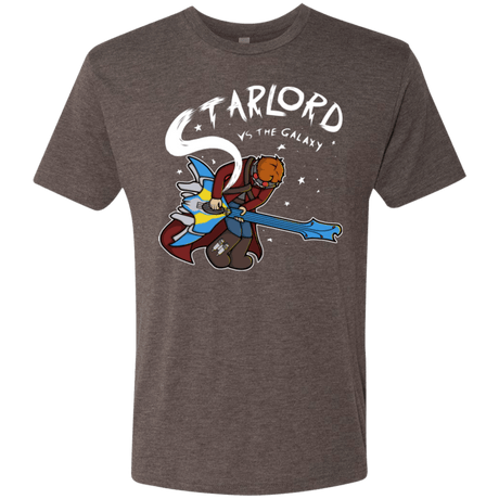 T-Shirts Macchiato / Small Starlord vs The Galaxy Men's Triblend T-Shirt