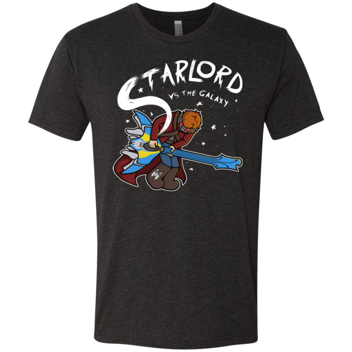 T-Shirts Vintage Black / Small Starlord vs The Galaxy Men's Triblend T-Shirt