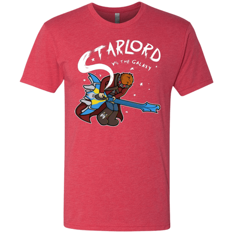 T-Shirts Vintage Red / Small Starlord vs The Galaxy Men's Triblend T-Shirt