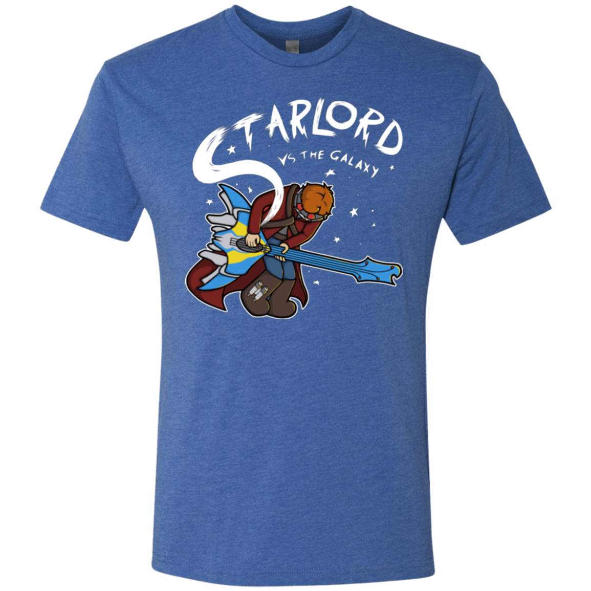 T-Shirts Vintage Royal / Small Starlord vs The Galaxy Men's Triblend T-Shirt