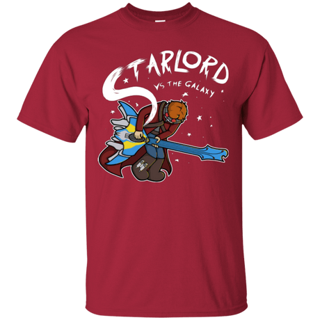 T-Shirts Cardinal / Small Starlord vs The Galaxy T-Shirt