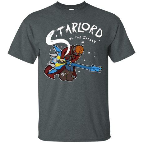 T-Shirts Dark Heather / Small Starlord vs The Galaxy T-Shirt