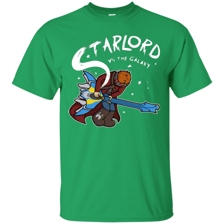 T-Shirts Irish Green / Small Starlord vs The Galaxy T-Shirt
